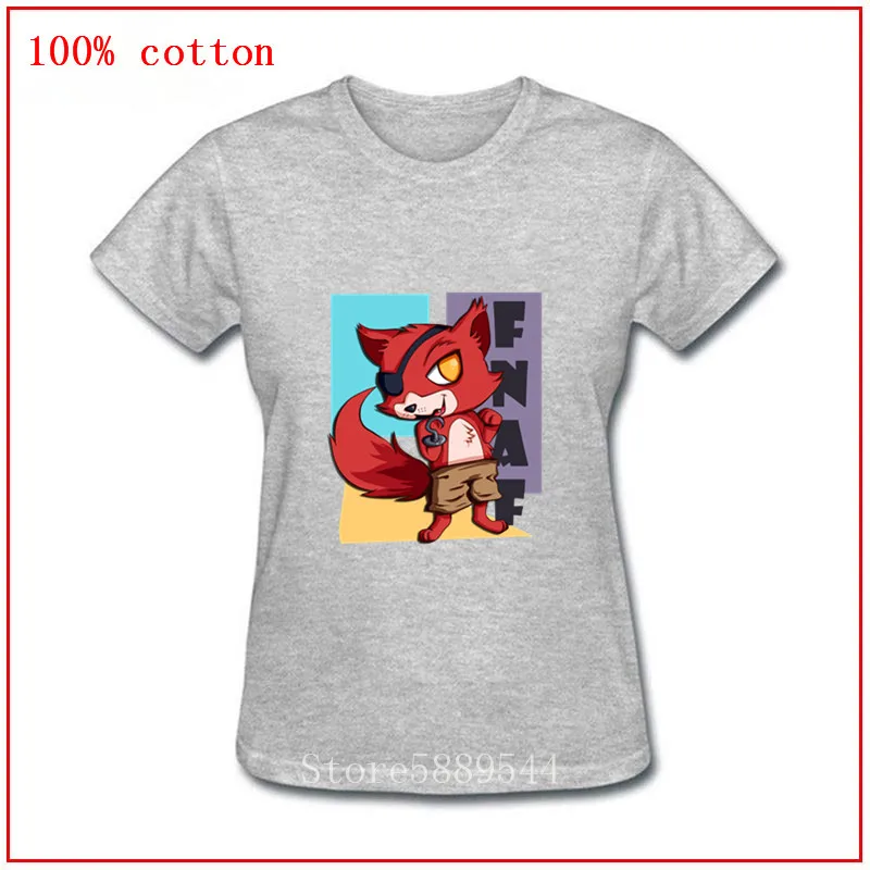 2020 Foxy FNAF Freddy футболки женские новые летние хип-хоп плюшевые футболка