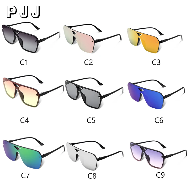 

New Goggle Plastic Male Driving Sports Men Dazzling Sunglasses Men Brand Designer Trendy Retro Sun Glasses oculos de sol