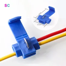 Connecteur de fil scotchlock Snap AWG22-10, 10 pièces/20 pièces, sans rupture de câble, sertissage isolé, bornes électriques à épissure rapide