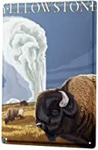 

Жестяной знак, декоративные таблички Globetrotter Yellowstone
