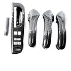 Ручка из углеродного волокна для передней, задней, левой, правой двери, для VW Bora, Golf 4, MK4, Jetta 1999-2004