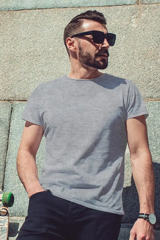 

Tonny Mood White-Black-Gray melange 3'l Set Basic Men 'S Tshirt-T-Shirt