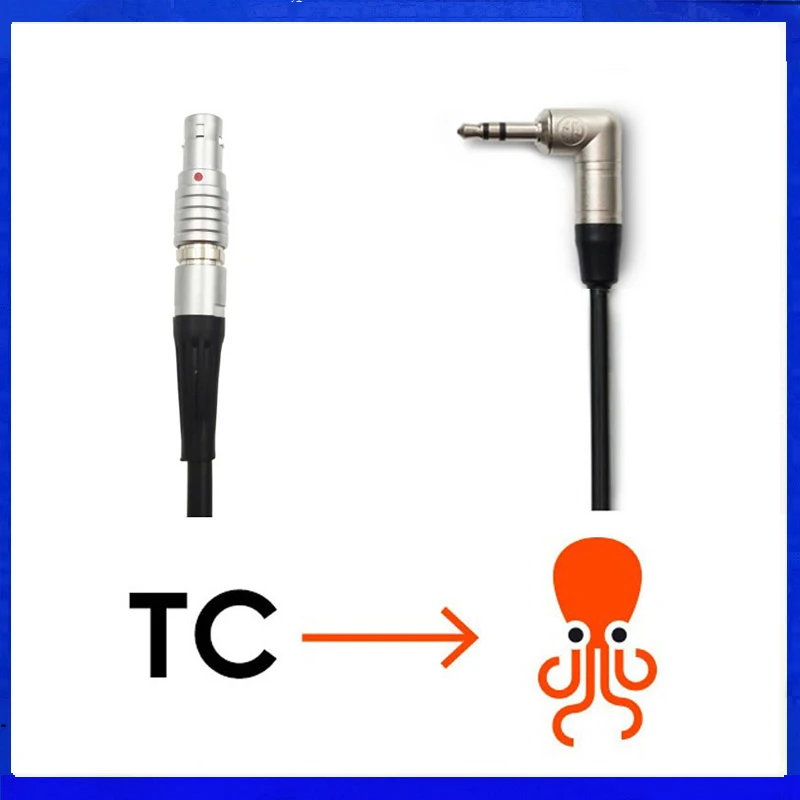 Tentacle Timecode Cable 5 Pin To NEUTRIK 3 5mm Mini разъем TRS для ARRI ALexa Sound Device 702T / 744T 788T 664 633