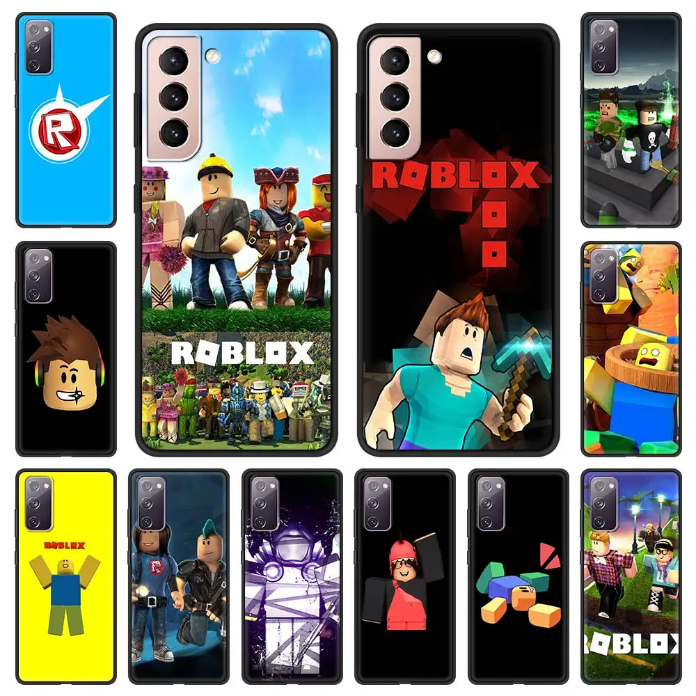 R-Robloxes-Game-BOY Case For Samsung Galaxy S21 Ultra S20 FE S10 S9 Plus S10E S8 Soft Silicone Black Phone Cover TPU Shell