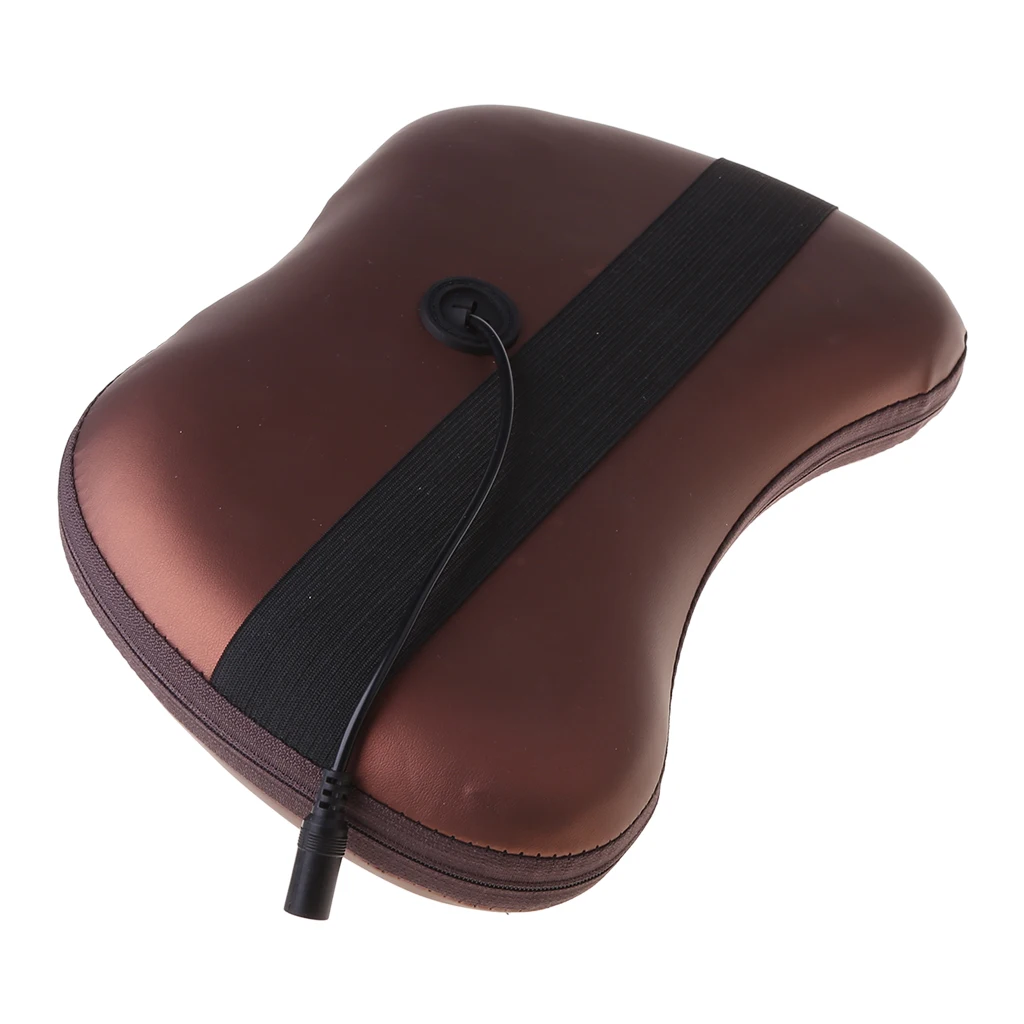 Электрическая Массажная подушка для спины поясницы и шеи шиацу с подогревом