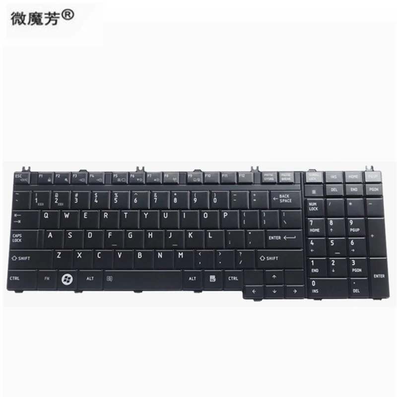 Нам ноутбук клавиатура для Toshiba Satellite Pro L500D X200 X205 P300D P305 P305D P500 P500D Tecra A11 US клавиатура черный