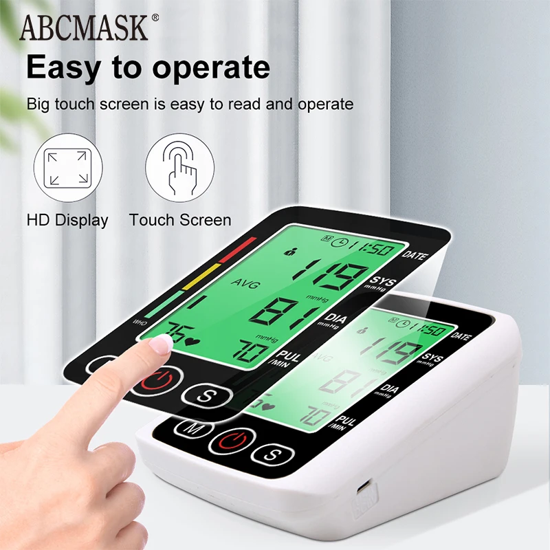 ЖК-дисплей плечевой Автоматический цифровой прибор для измерения артериального