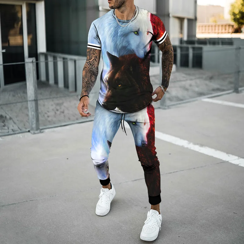 Мужская футболка с коротким рукавом и 3D-принтом в стиле ретро | одежда