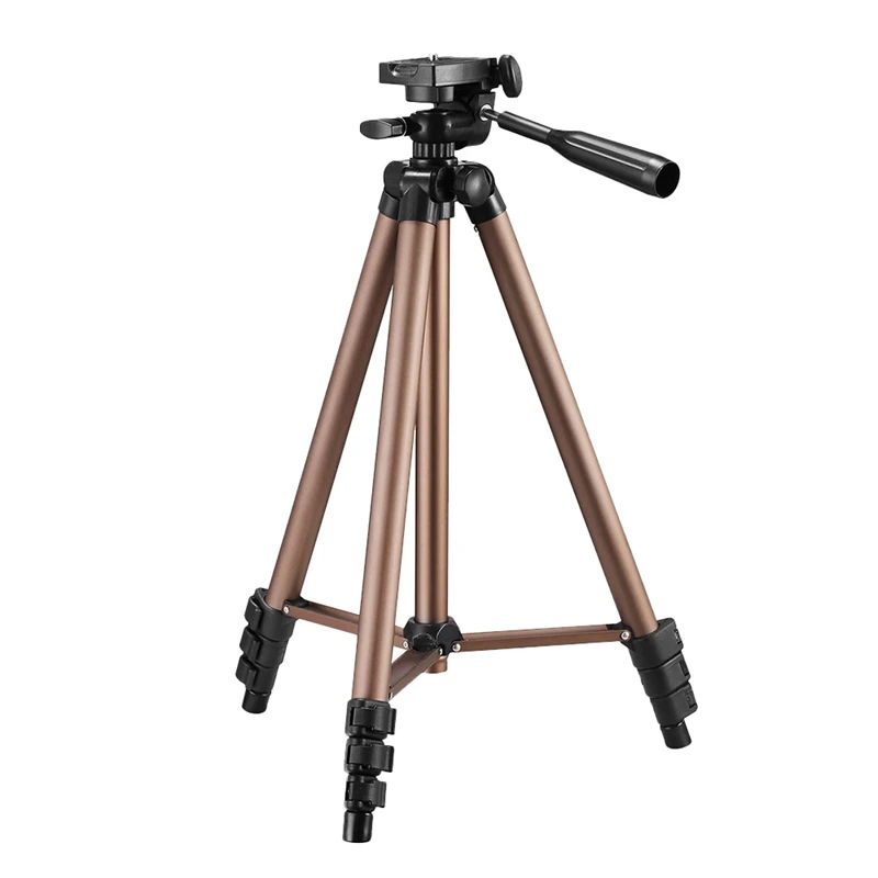 

for Mobile Phone DSLR Sports Camera Live Bracket 360°Rotating Retractable and Heightening 1.3M Portable Tripod