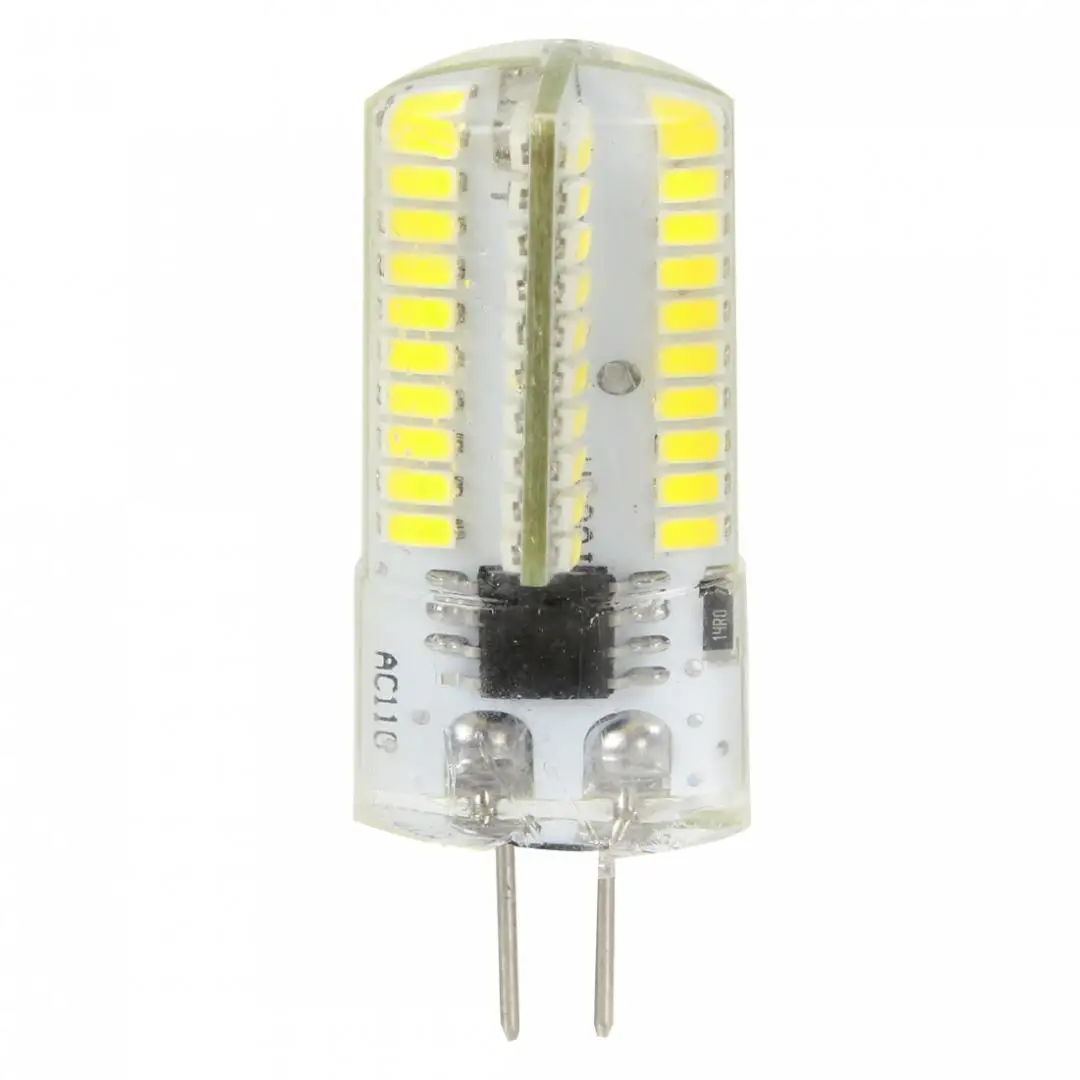 

G4 Dimmable 80 LED 3014 SMD Light Silicone Crystal Bulb Lamp 110V / 220V White / Warm White