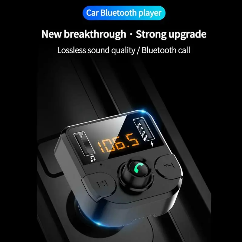 FM передатчик Aux модулятор Bluetooth комплект громкой связи автомобильная