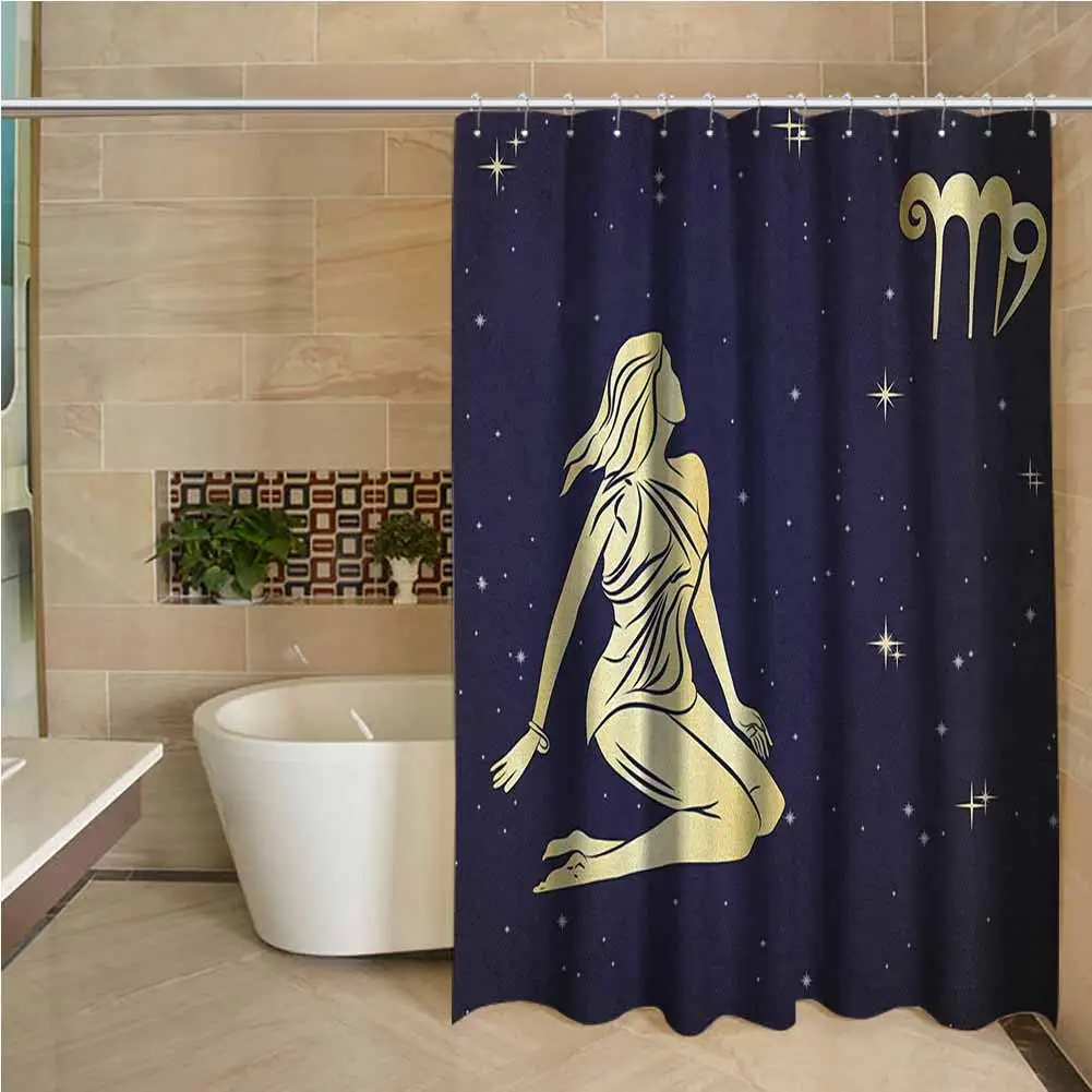 Водонепроницаемая и красочная занавеска для душа Дева женское короткое платье