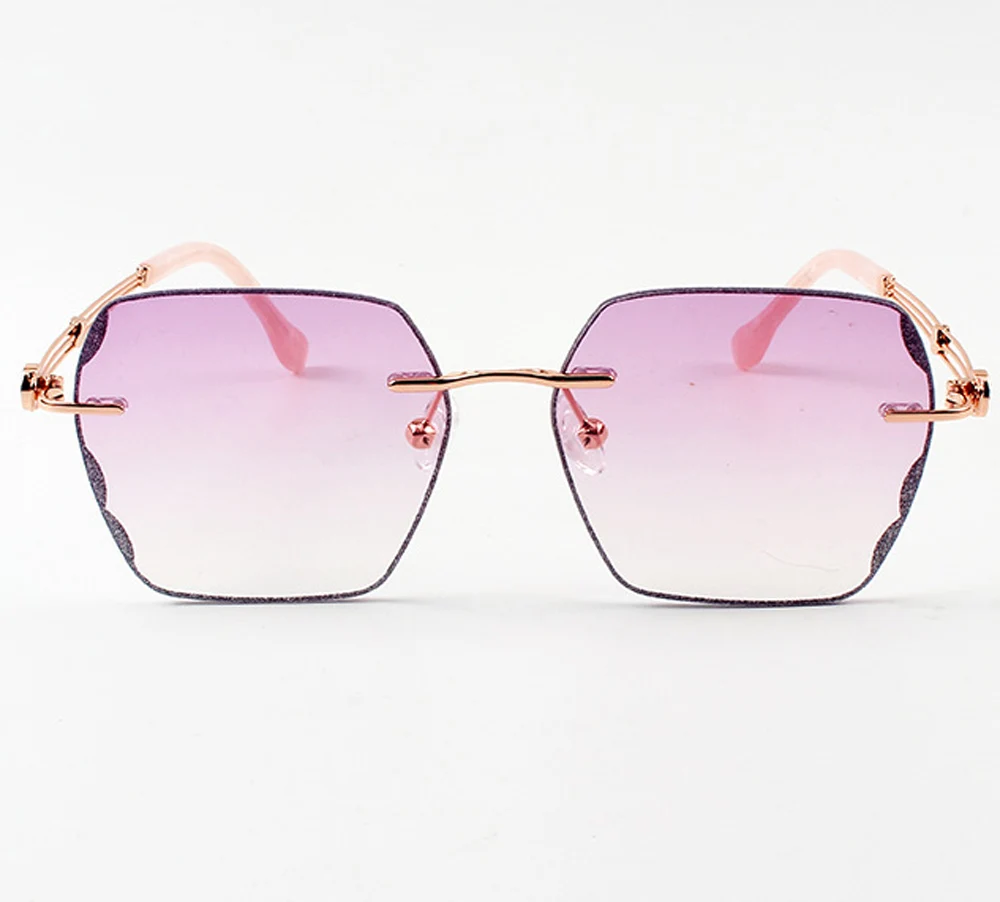 

Солнцезащитные очки женские поляризационные, пляжные ультралегкие Поляризационные солнечные очки в многоугольной оправе без оправы, с защ...