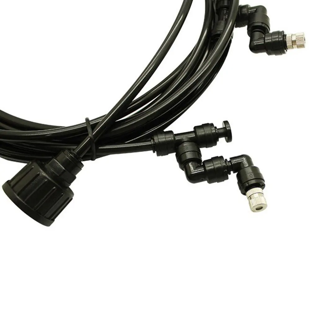 

New Universal Rotation Spray Set 6 Meters Automatic With Quick Plug Nozzle Low Pressure Outdoor Self Watering Spray System