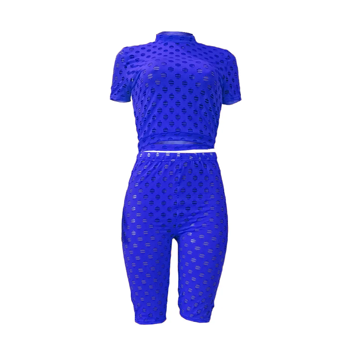 

Women Summer Swimwear Beach Cover ups Sets Mesh See Through Short Tops and Pants Swimsuits Cover up Beachwear