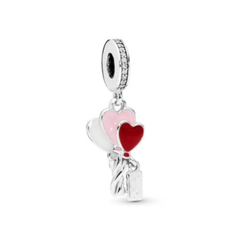 P-298 Подходит для браслетов и ожерелий Pandora для женщин, для любителей DIY, ювелирное изделие с серебряным покрытием для мальчиков и девочек, Мики, единорога, Подвески из бисера - Цвет: P-298