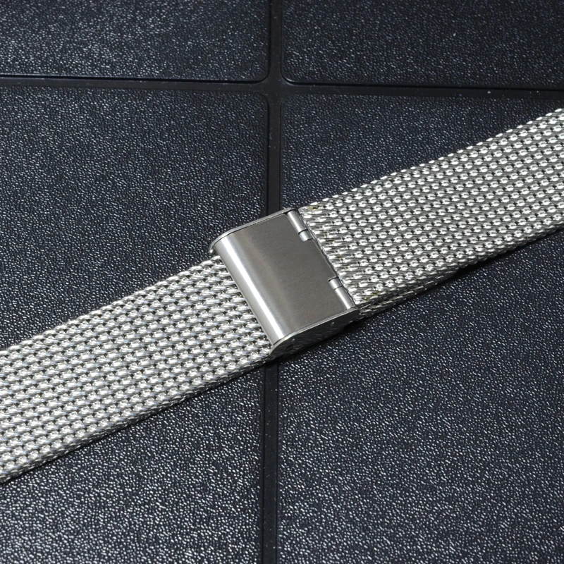 Cronos компоненты часов металлический ремешок сетка браслет нержавеющая сталь