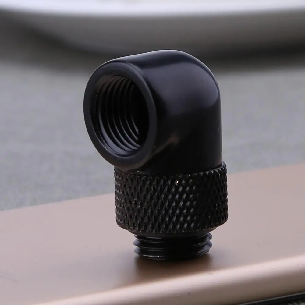 

G1/4 Inner Thread 90 Degree Rotating Water Cooling Tube Adapter Connector