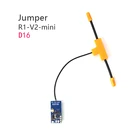 Jumper R1 V2 Mini 2,4 ГГц 16-канальный приемник, совместимый с FrSky D16 XM + RXSR SBUS Jumper T-Lite T18 T16 T12 T8SG, аксессуары для Дронов