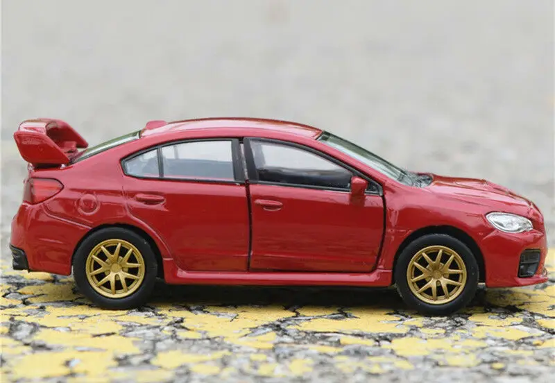 WELLY 1:36 игрушечный автомобиль для Subaru Impreza WRX STI автомобили из сплава детская