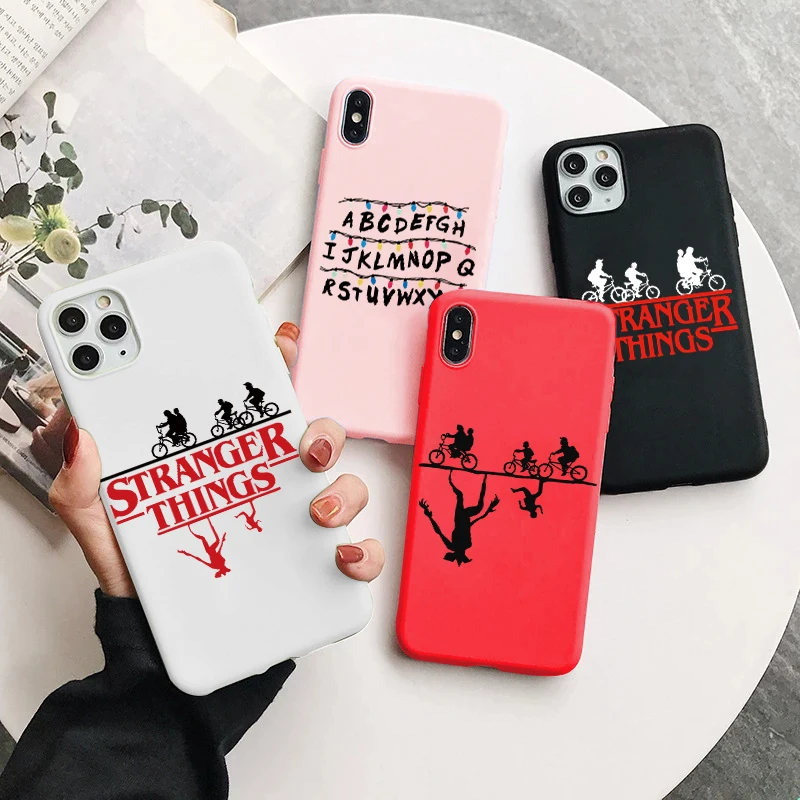 Чехол для телефона очень странные дела iPhone 13 12 11 Pro MAX Mini X XS Max XR силиконовый чехол 6