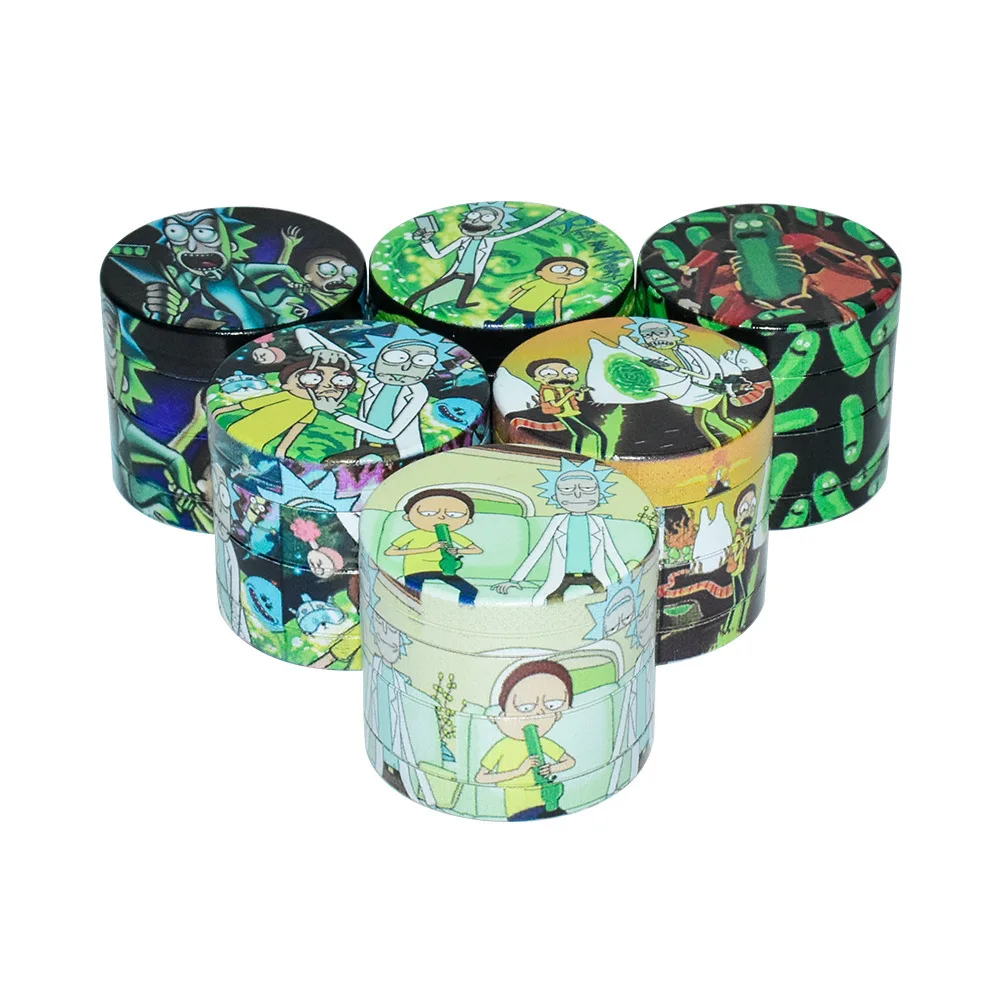 4-слойная мельница из алюминиевого сплава для трав табака специй сорняков