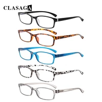 clasaga blue light blocking reading glasses colorful plastic frame decorative eyeglasses women and men computer eyewear 0400