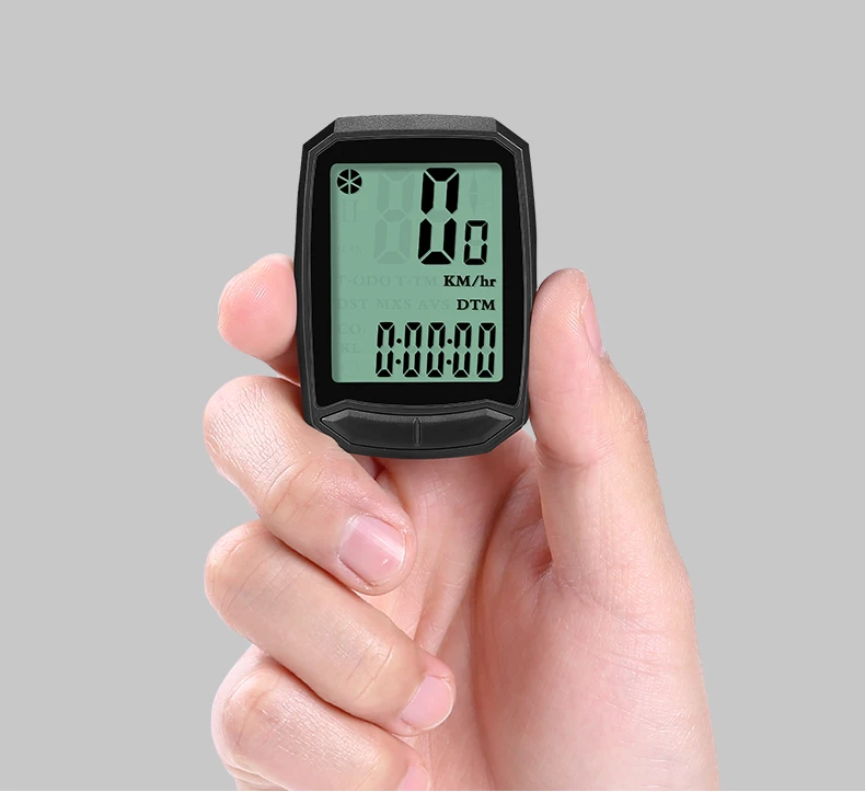 INBIKE водонепроницаемый велосипедный компьютер цифровой велосипедный спидометр велокомпьютер одометр с подсветкой велосипедный секундомер IC528