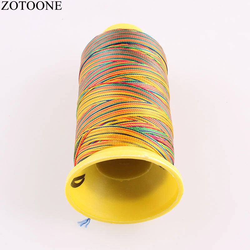 Катушка ZOTOONE для шитья джинсов дешевая машинка из полиэстера вышивка красочные