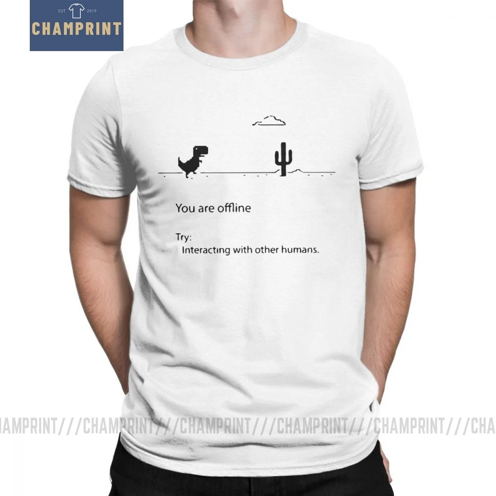 

Dino Code T-Shirts for Men Geek Mathematics Equation Nerd Programming 100% Cotton Tee Shirt Short Sleeve T Shirt 4XL 5XL Clothes