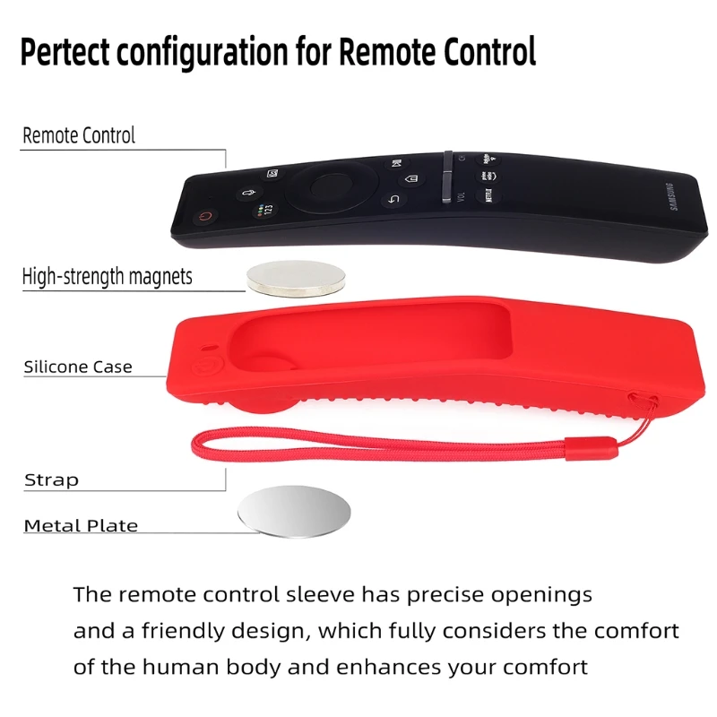 

Silicone TV Remote Control Cover Film Protector Cover Remote Controller Protective Case for -Samsung BN59-01241A