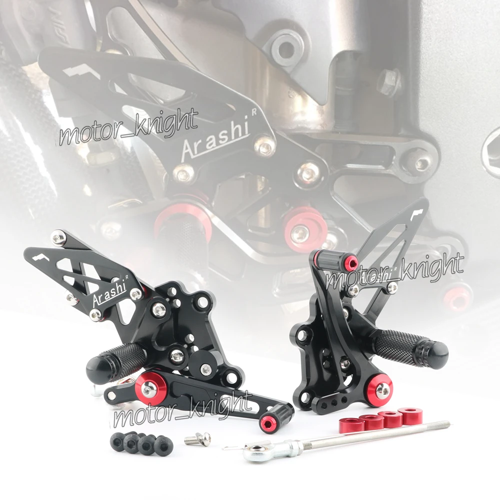 Подножки Arashi NINJA 300 2013 2017 Регулируемые подножки для KAWASAKI NINJA300 EX300A EX300B ABS 14 15 16