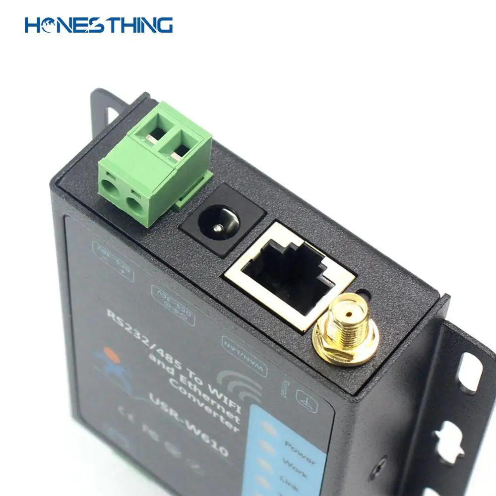 HonesThing RS232 RS485 к Wi Fi Ethernet преобразователь серийный TCP IP Серверный модуль RJ45 LAN