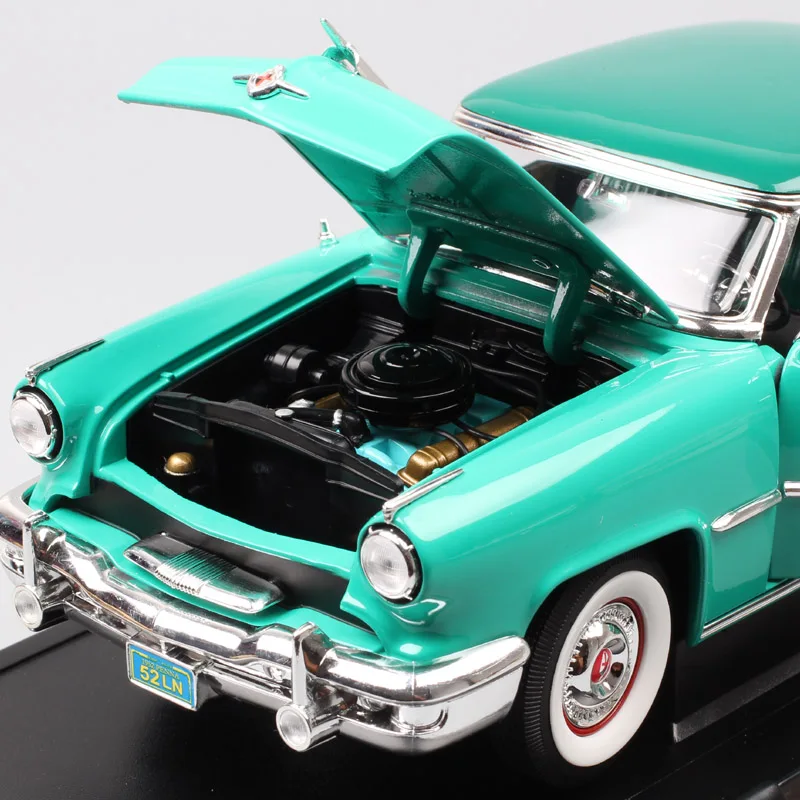 1:18 Масштаб дорожный знак Классический роскошный ford 1952 Lincoln Capri седан литье под давлением и транспортные средства игрушечные модели машин реплики для коллекции