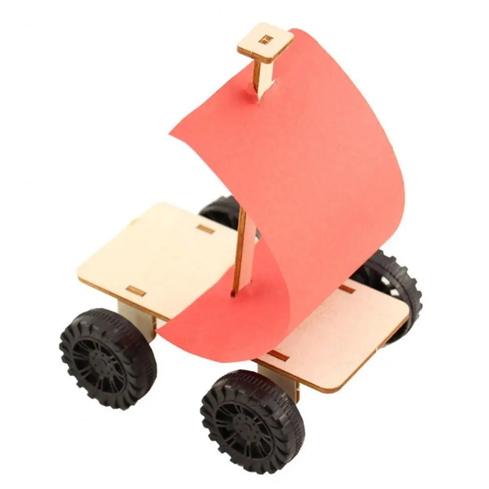 

Car Versatile Parent-children Interaction Wood Science Car Model Kit for Entertainment