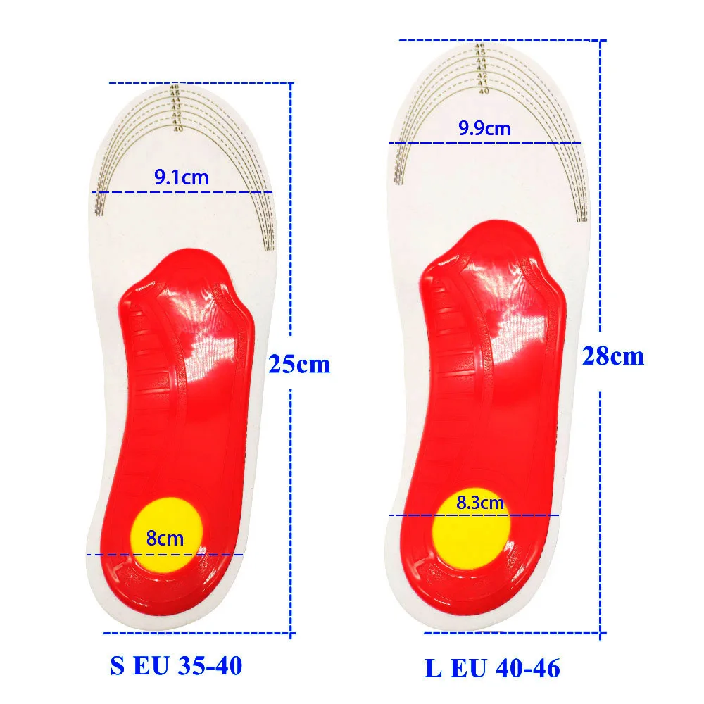 

Orthotic Insole arch support Flatfoot Orthopedic Insoles for feet Ease Pressure Of Air Movement Damping Cushion Padding Insole
