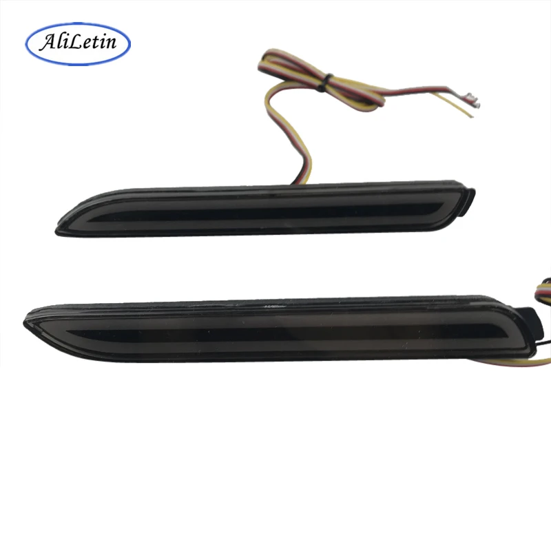 Динамический последовательный светоотражатель для бамперсветильник