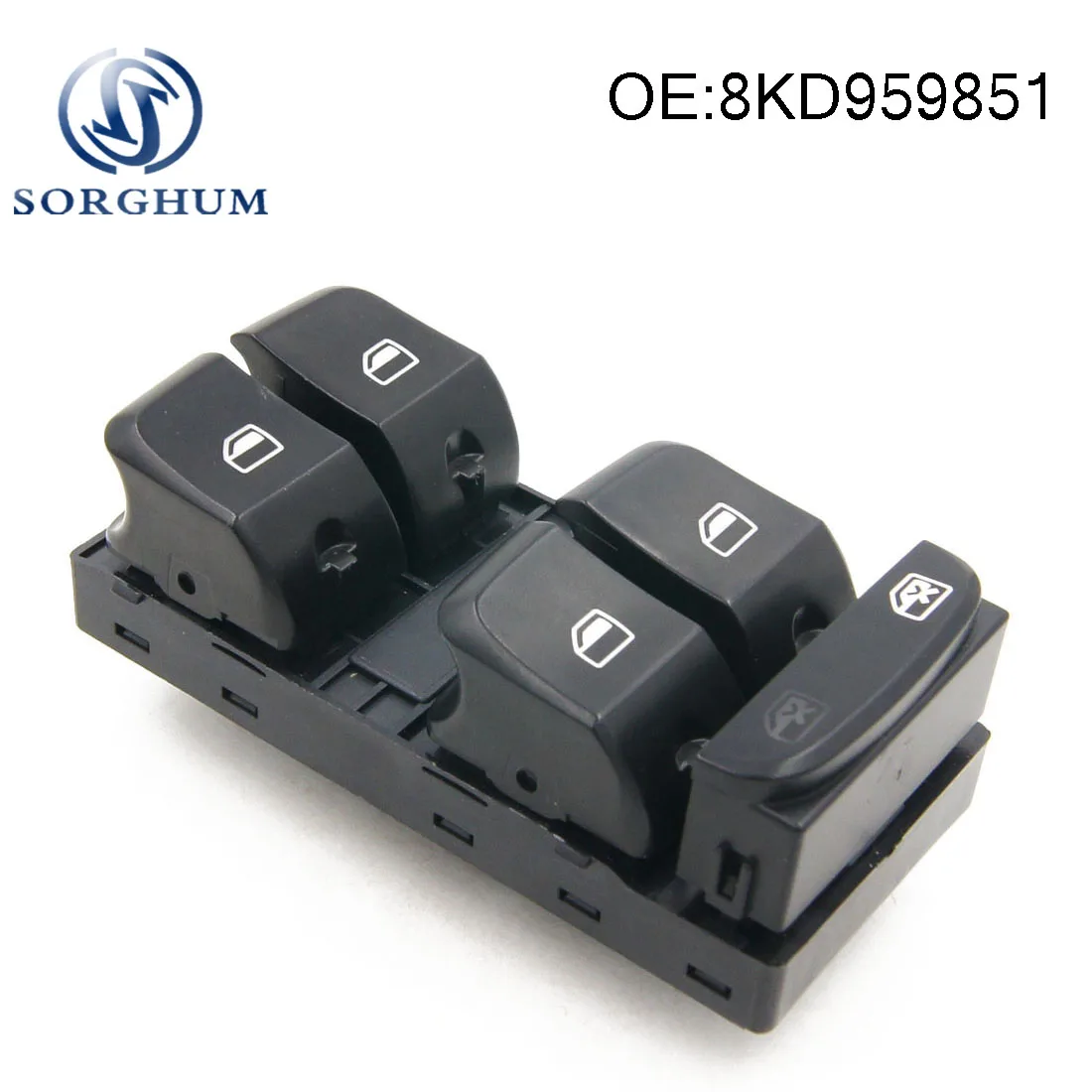 Соргум Мастер Переключатель Стеклоподъемника Кнопка 8KD959851 8K0959851 8K0959851D для AUDI Q5 A4 B8 2009 2010 2011 2012.