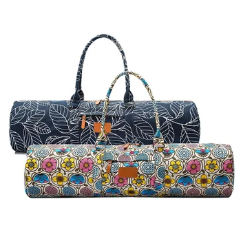 Холщовая сумка-чехол для Йоги (70x19 см/10 цветов) с внешним карманом