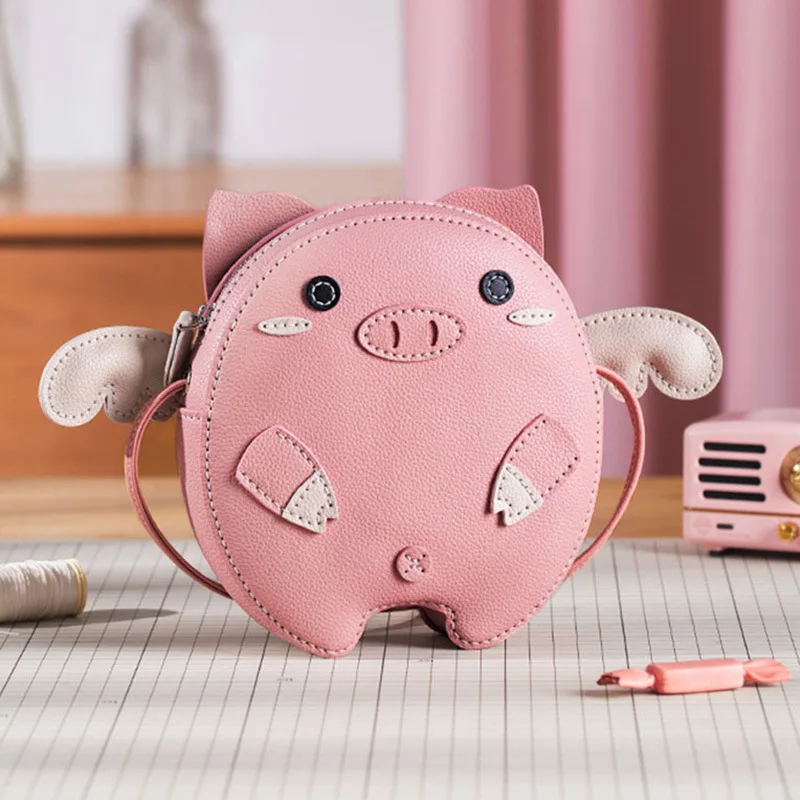 Милый мультяшный олень DIY Вышивка Сумка Кошелек Сумочка крестиком Набор для