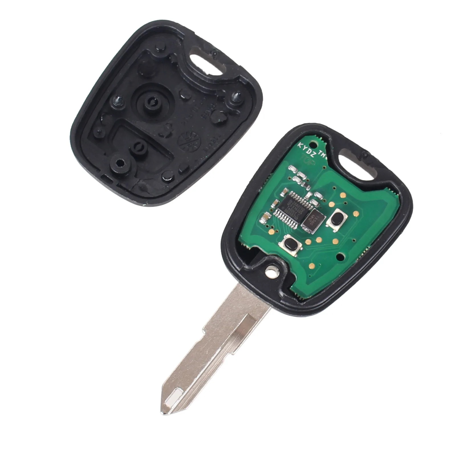 KEYYOU для PEUGEOT 206 ASK NE73 Blade 2 кнопки Автомобильный Брелок дистанционного управления с