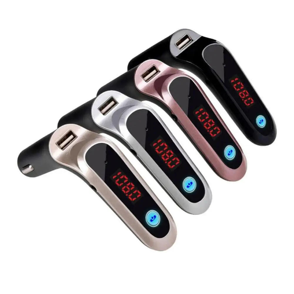 USB TF карта Поддержка зарядного устройства комплект беспроводной связи bluetooth для автомобиля ЖК-дисплей Hands-Free fm-передатчик MP3 музыкальный плеер Мобильные Телефоны Планшеты Dsp