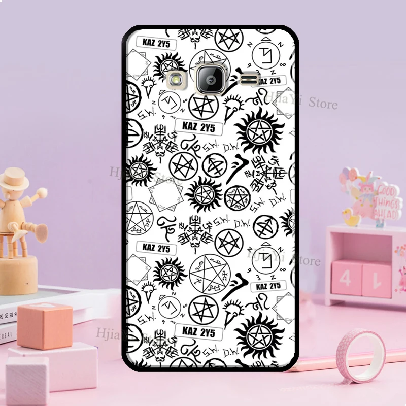Чехол Castiel Supernatural для Samsung Galaxy J7 J1 J3 J5 2016 A3 A5 2017 A6 A8 J4 J6 Plus J8 A7 A9 2018.