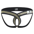 Сексуальное мужское нижнее белье для геев, бандаж, мужские стринги и G-стринги, увеличенное Мужское эротическое белье, трусы с кольцом для яичек