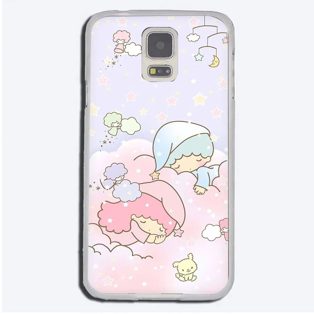 H10 EWAU с рисунками из мультфильма «My Melody» маленький Две звезды жесткий чехол для телефона с рисунком в виде обложка чехол для Samsung Galaxy S6 7 Edge S8 9 10 Plus, Note 8, 9, 10, M10 20 30 40 - Цвет: H10