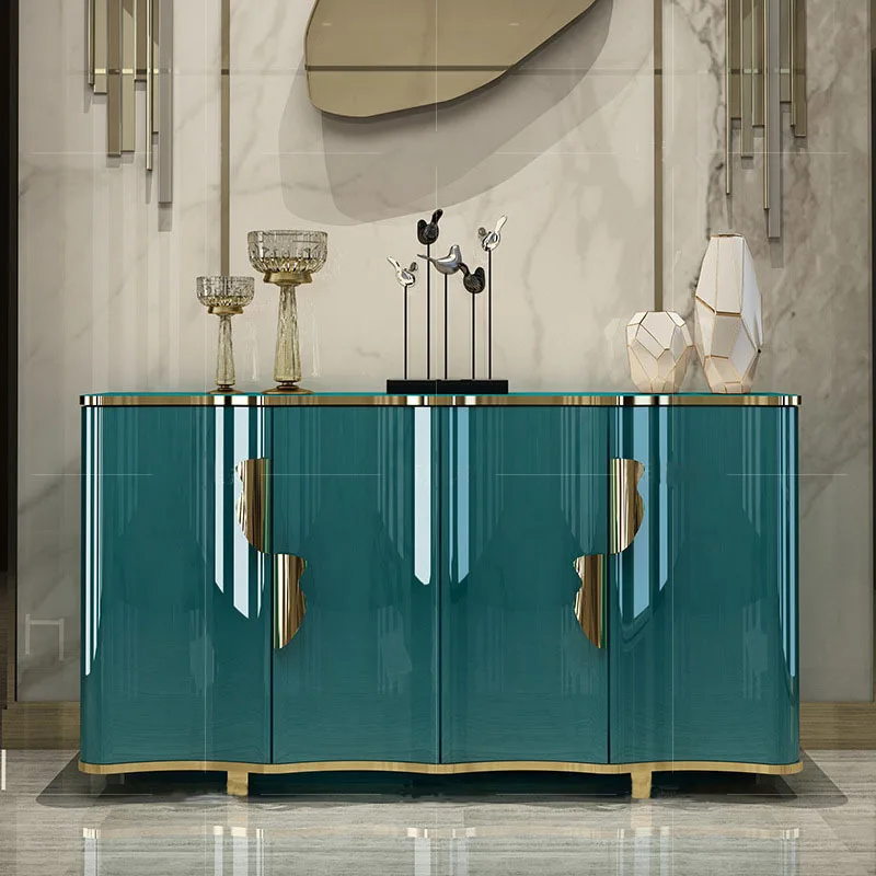 Пост-современный шкафчик на веранду модель комнатный витринный антикварный шкаф