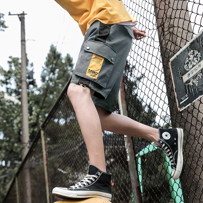Шорты-карго мужские летние хлопковые повседневные удобные | Мужская одежда