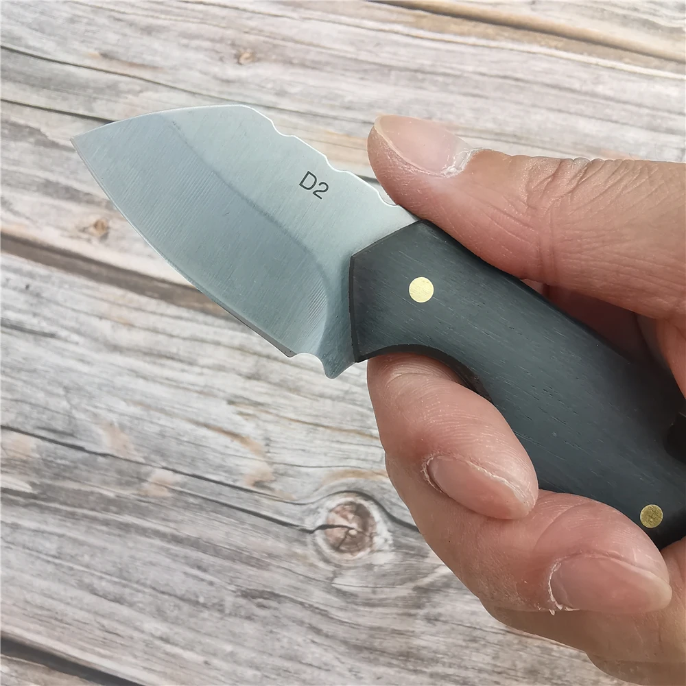 Высококачественный нож D2 острый и прочный открытый кемпинг барбекю лес игра с