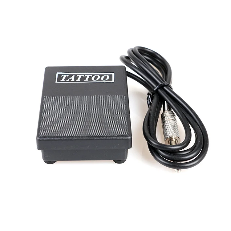 Тату-машинка Татуировки Ножной Переключатель педаль Питание Черного цвета