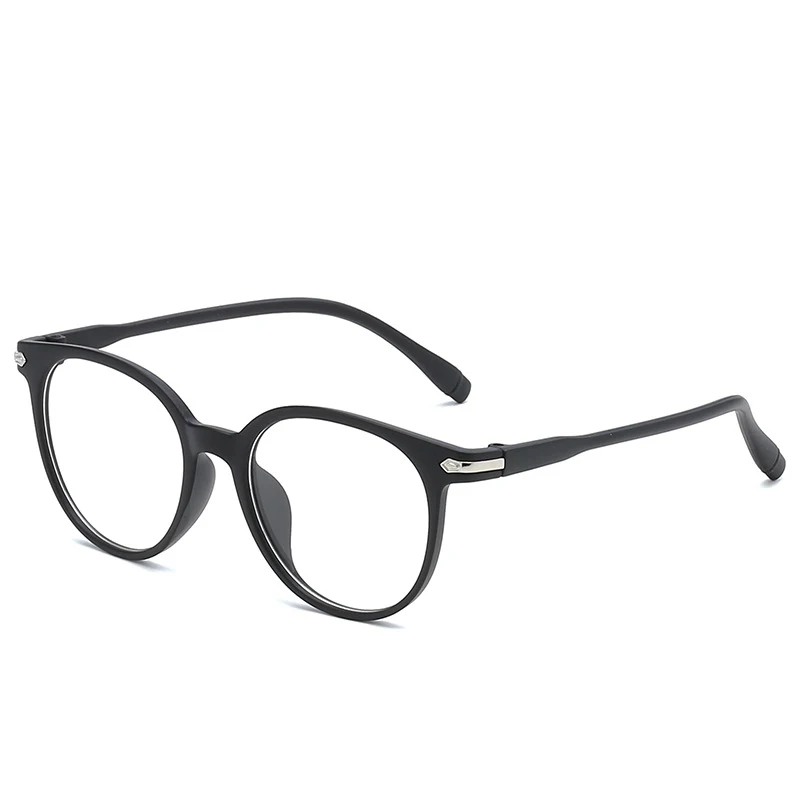 

iboode Transparent Round Glasses Women Optical Eye Glasses Frames for Women Men Ultralight Eyeglasses Frame Female Male oculos
